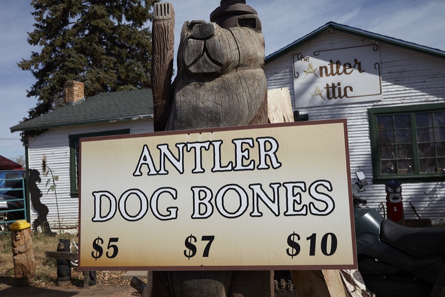All sorts of items made of animal antlers are sold at the Antler Attic shop in Pinetop-Lakeside, a popular, woodsy Navajo County summer resort and second-home area for residents of larger Arizona desert cities such as Phoenix