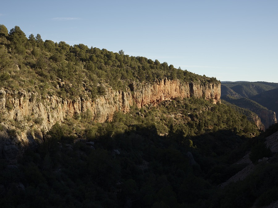 Scene Gila County, Arizona's, Salt River Canyon, often referrred to by its admirers as the "Mini Grand Canyon"