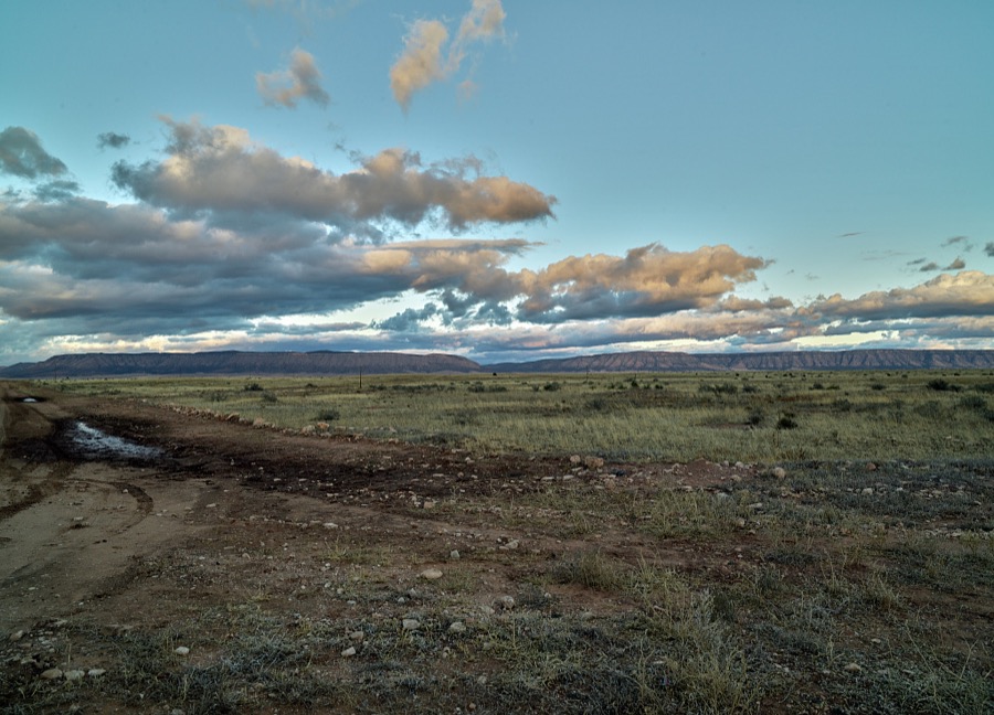 Landscape along old U.S. highway 66 in Mohave County, Arizona