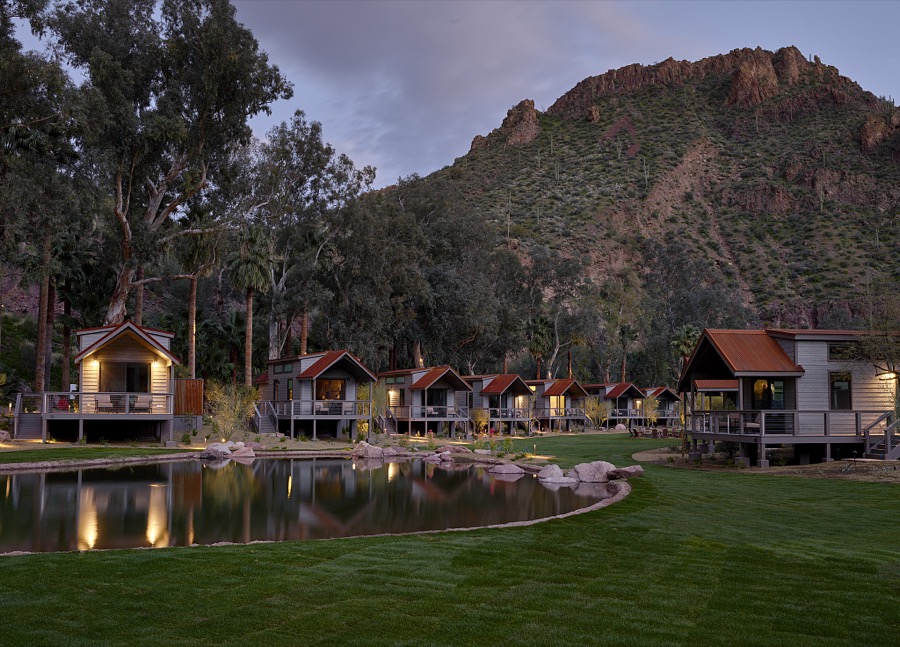 Castle Hot Springs resort was completed in 1896 by the brother of the Arizona Governor Oakes Murphy, and the newly renamed "Castle Hot Springs" was heavily advertised to potential clients. During the resort's heyday in the 1920s it was visited by celebrities such as Zane Grey, as well as famous families such as the Rockefellers. Castle Hot Springs has been remodeled and new owners have extensively remodeled and added to the property, adding 12 spring bungalows, with hot spring fed tubs, and 17 sky-view cabins. The resort reopened to visitors in February of 2019