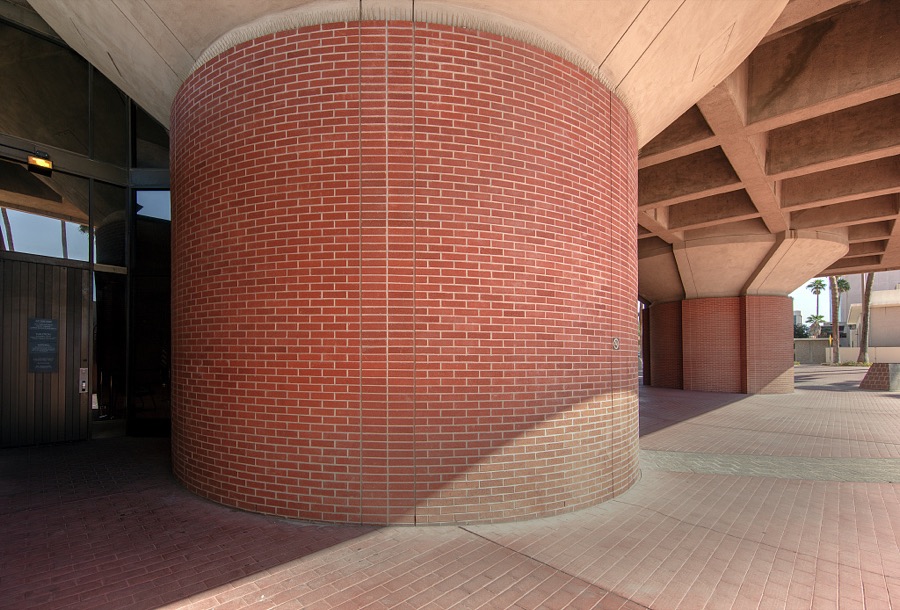 Tucson's Federal Building (AZ0058ZZ) was designed in 1971 by Cain, Nelson, Wares and Cook (CNWC) Architects of Tucson, AZ and completed in 1974