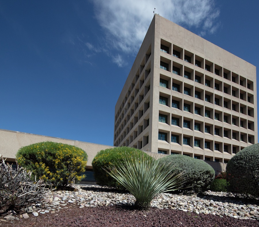 Tucson's Federal Building (AZ0058ZZ) was designed in 1971 by Cain, Nelson, Wares and Cook (CNWC) Architects of Tucson, AZ and completed in 1974