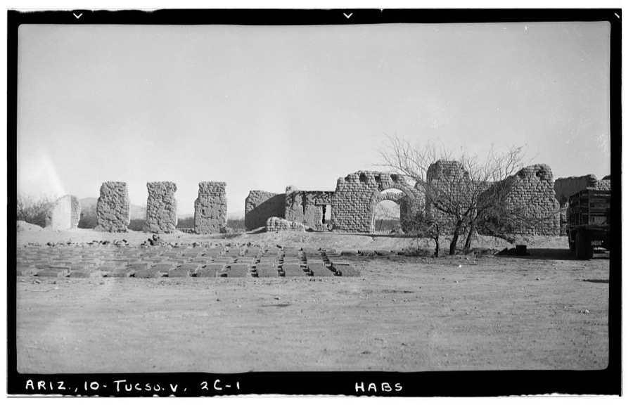 Fort Lowell, Post Hospital (Ruins), Fort Lowell Road Vicinity, Tucson, Pima County, AZ