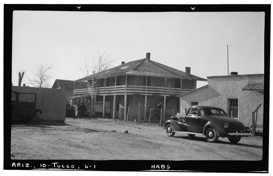 Bechtold House, Fifth & Main Streets, Tucson, Pima County, AZ