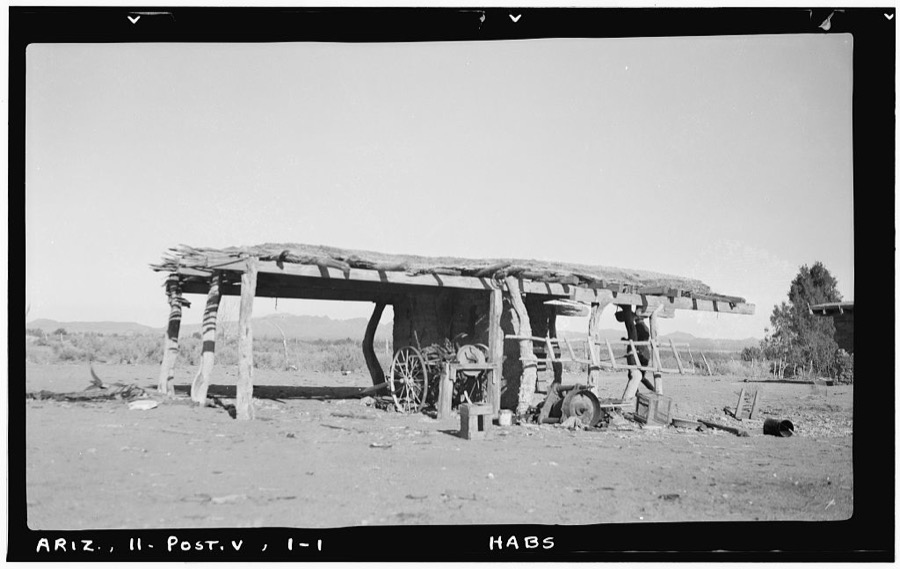 Blacksmith's Ramada, Gila River Vicinity, Poston, La Paz County, AZ