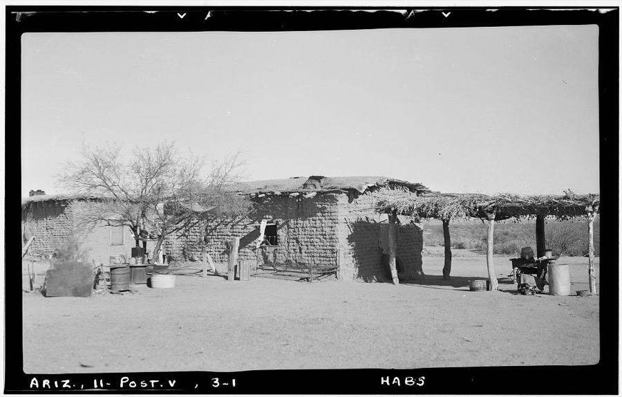 Indian Farmhouse Group, Gila River Vicinity, Poston, La Paz County, AZ