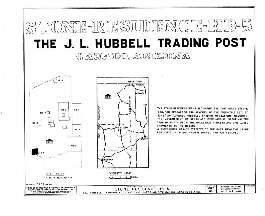 Hubbell Trading Post, Bunkhouse, Ganado, Apache County, AZ