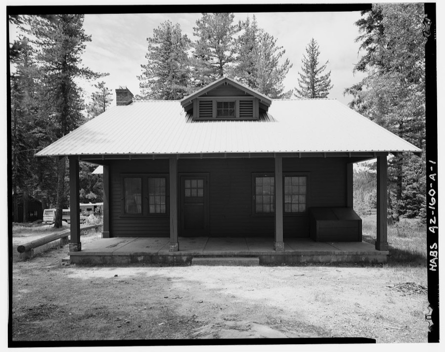 Columbine Ranger Station, Residence, Milepost 143, State Highway 366, Safford, Graham County, AZ