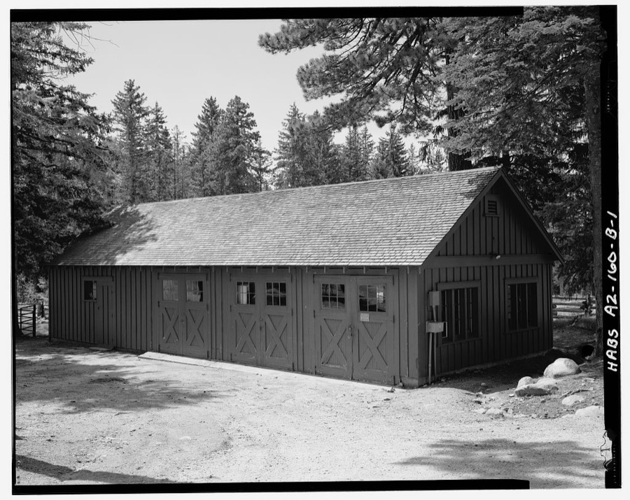 Columbine Ranger Station, Garage, Milepost 1343, State Highway 366, Safford, Graham County, AZ