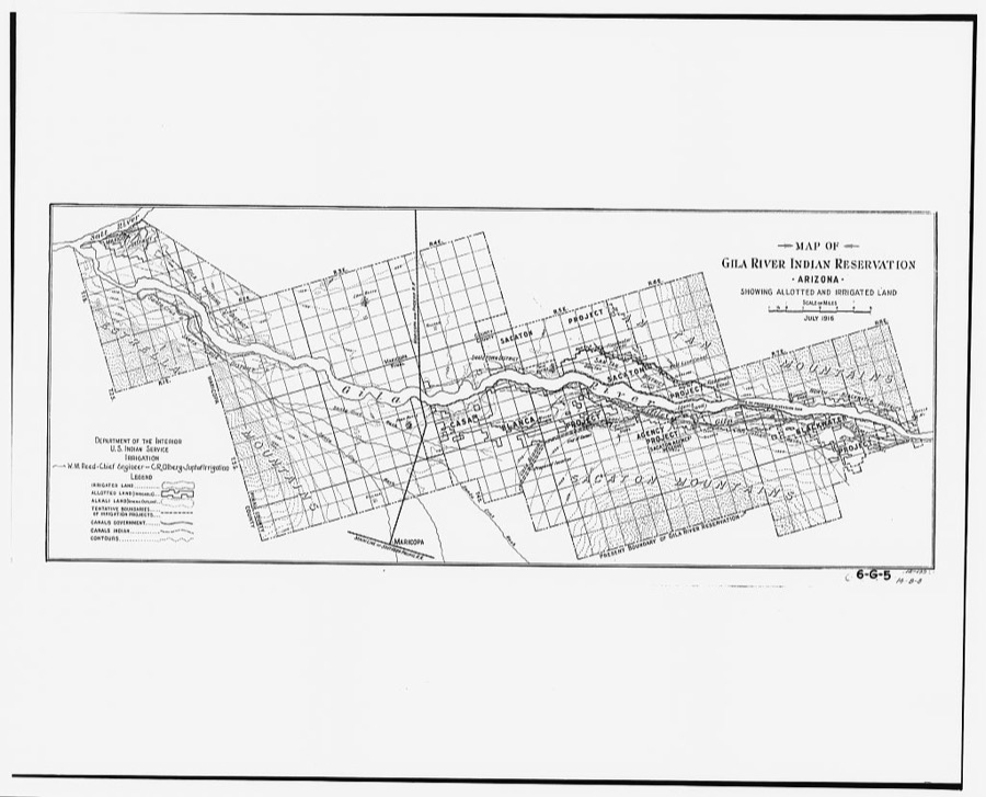 San Carlos Irrigation Project, Lands North & South of Gila River, Coolidge, Pinal County, AZ