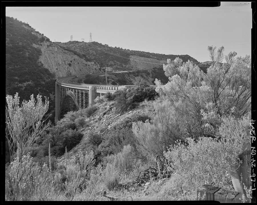 Pinto Creek Bridge, Between mileposts 238.17 and 238.30 on Highway 60, Miami, Gila County, AZ