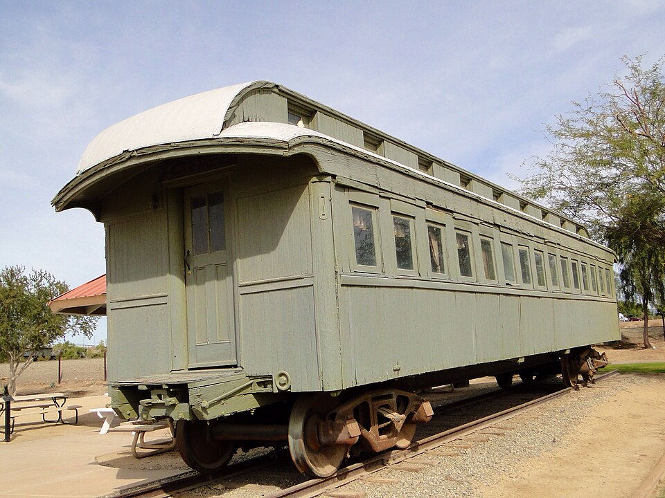 Photograph of Southern Pacific Railroad Passenger Coach Car-S.P. X7