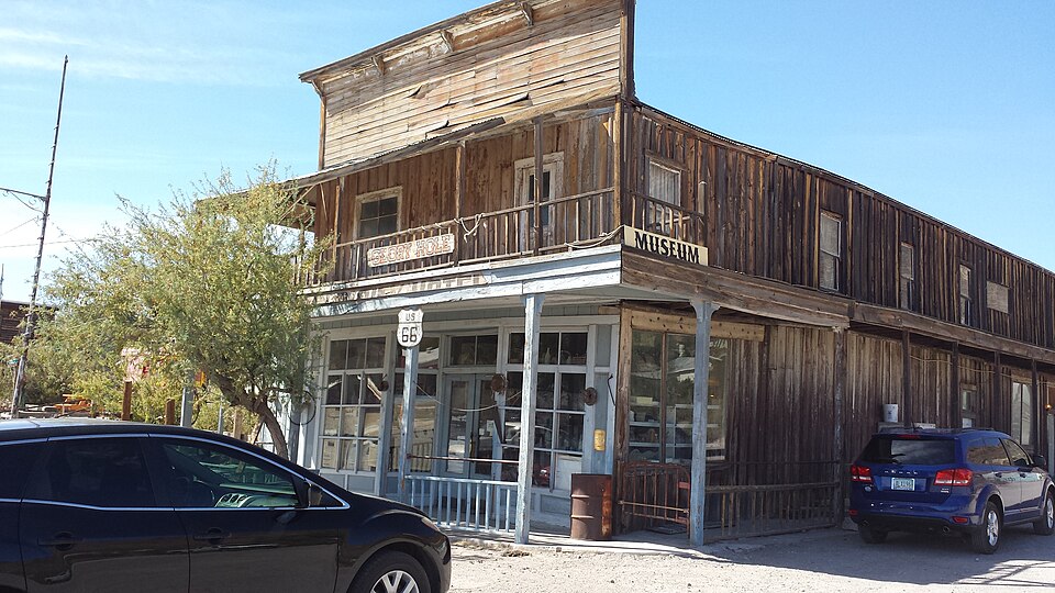 Photograph of Oatman Drug Company Building