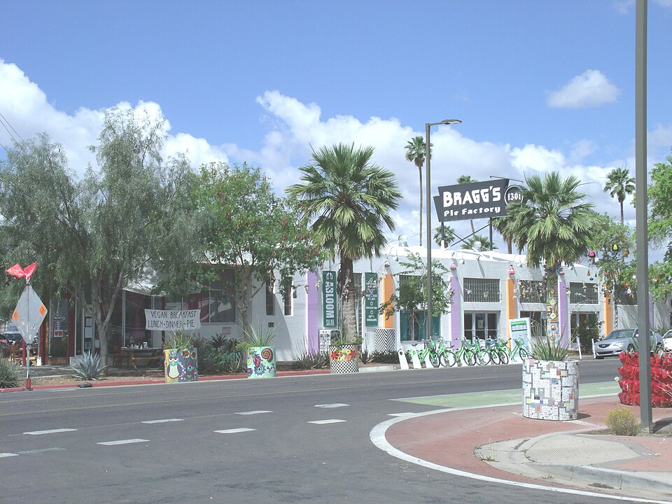 Photograph of Bragg's Pies Building