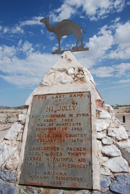 Photograph of Hi Jolly Monument