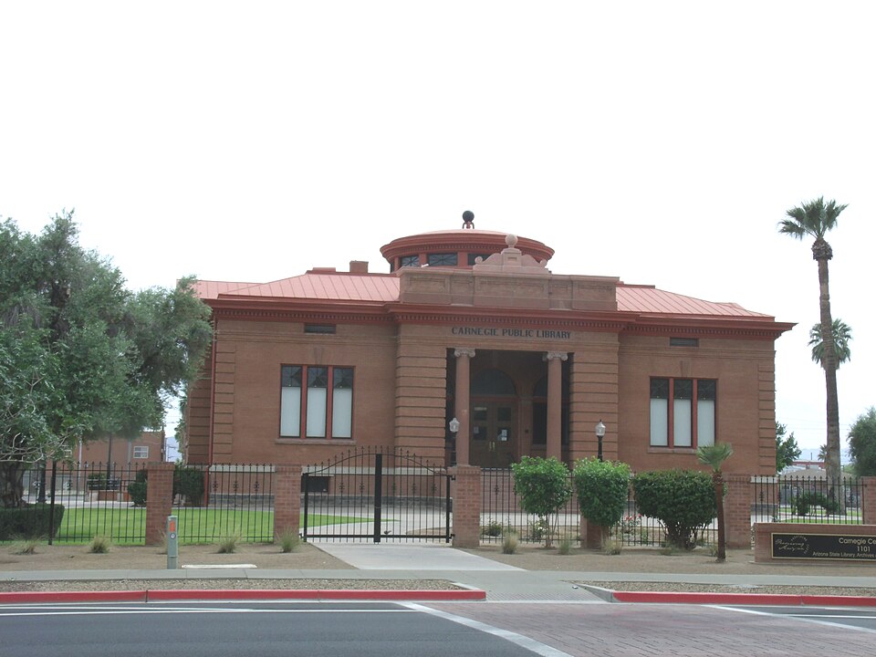 Photograph of Phoenix Carnegie Library and Library Park