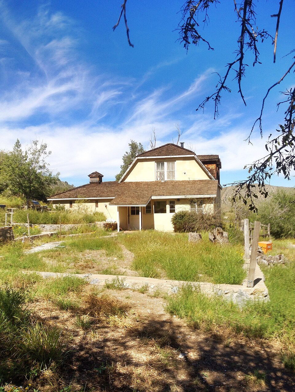 Photograph of Bear Spring House, Guardhouse, and Spring