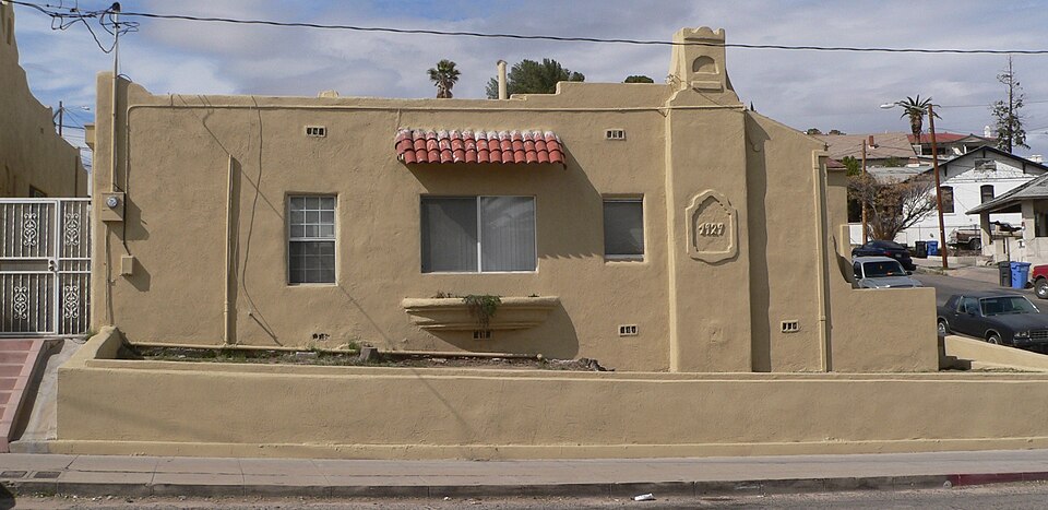 Photograph of Three Mediterranean Cottages on Pajarito Street