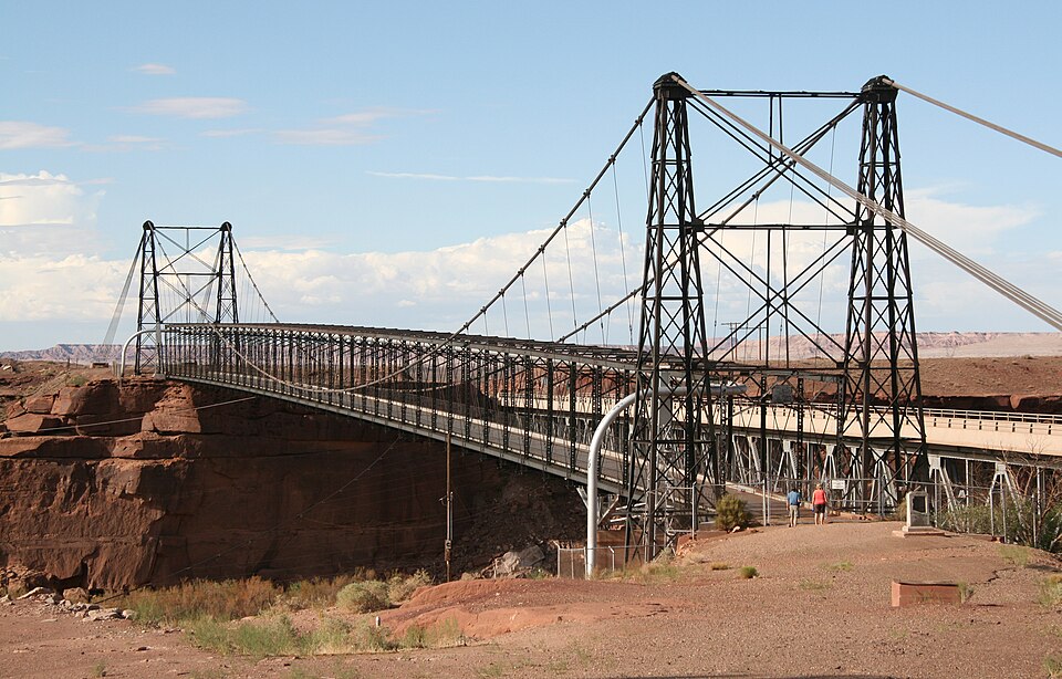 Photograph of Cameron Suspension Bridge