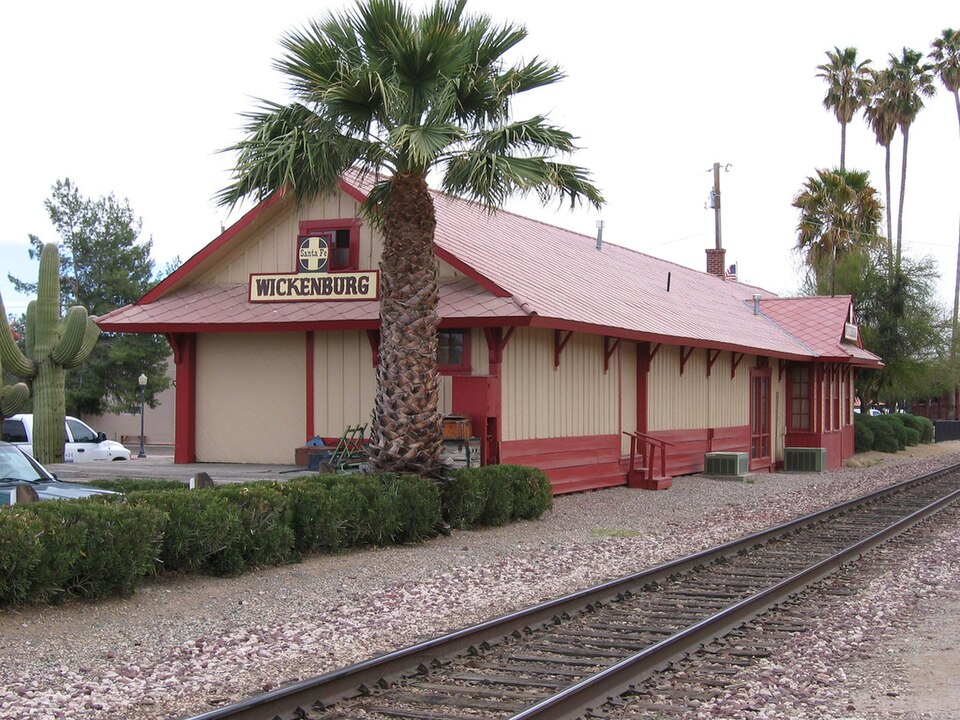 Photograph of Santa Fe Railroad Depot