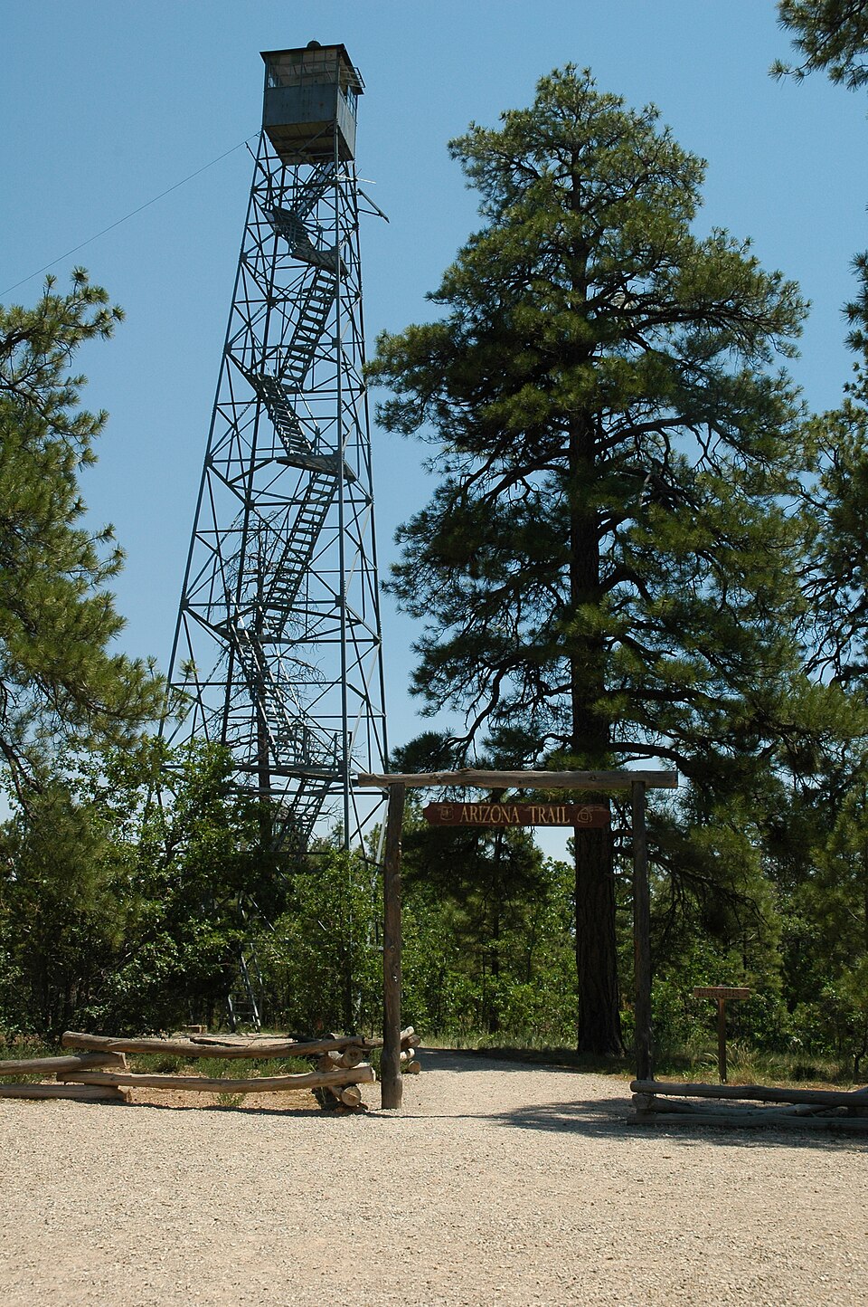Photograph of Grandview Lookout Tower and Cabin