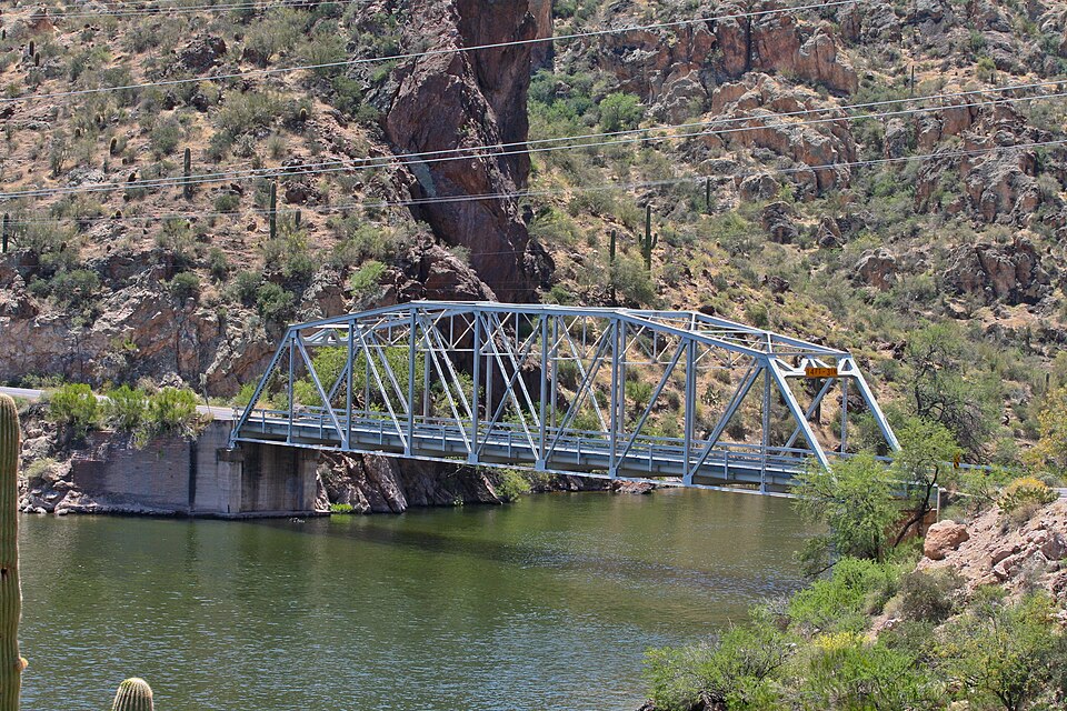 Photograph of Mormon Flat Bridge