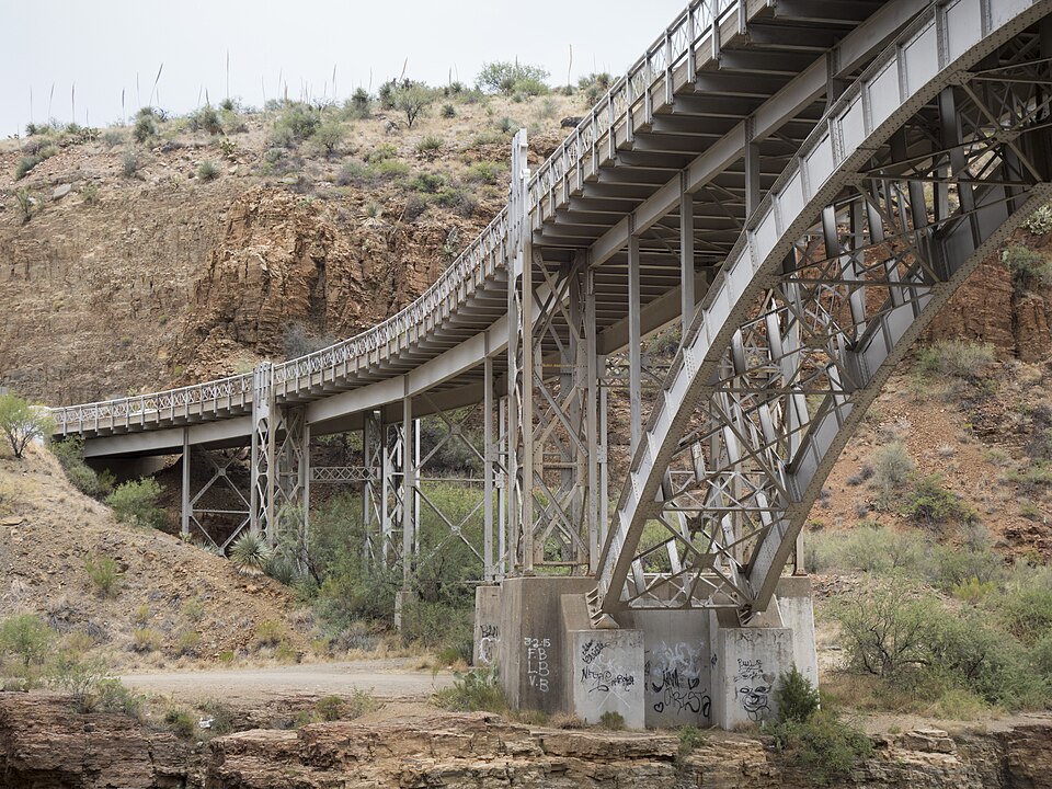 Photograph of Salt River Canyon Bridge