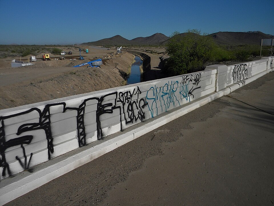 Photograph of San Tan Canal Bridge