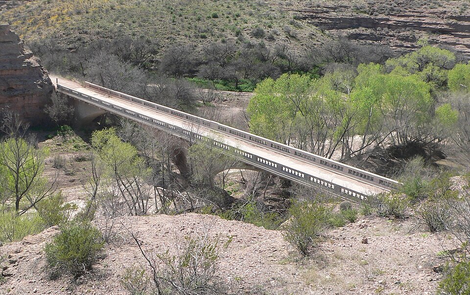 Photograph of Gila River Bridge