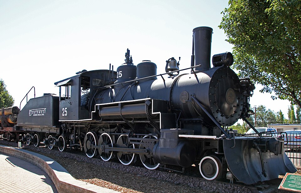 Photograph of Two Spot Logging Train