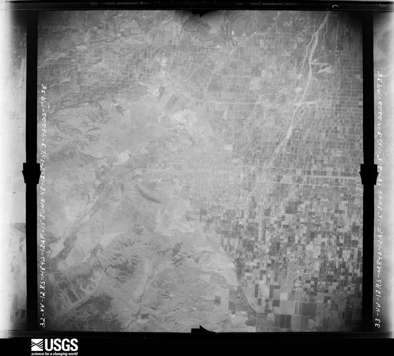U.S. Geological Survey aerial photograph, 1948-06-15, scale 1:88131