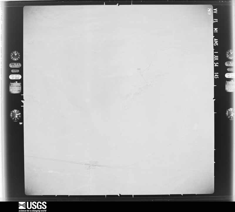 U.S. Geological Survey aerial photograph, 1954-07-01, scale 1:63000