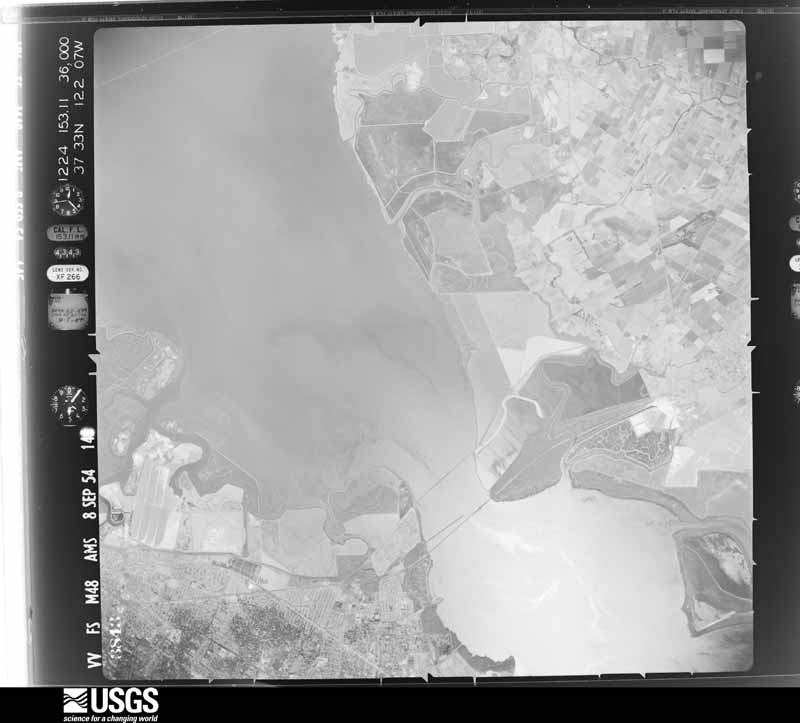 U.S. Geological Survey aerial photograph, 1954-09-08, scale 1:63000