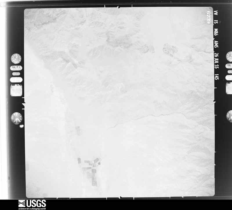 U.S. Geological Survey aerial photograph, 1955-07-26, scale 1:63000
