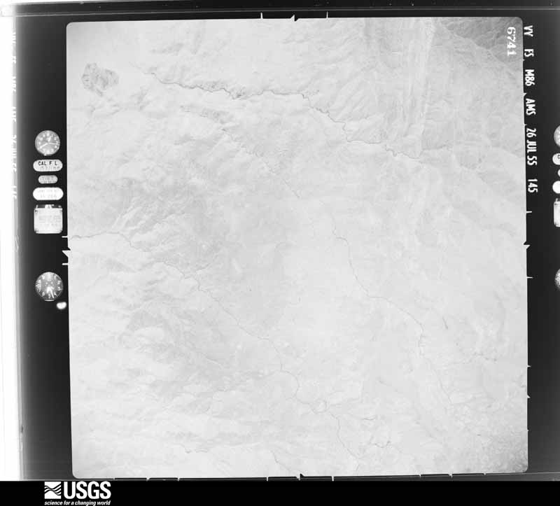 U.S. Geological Survey aerial photograph, 1955-07-26, scale 1:63000