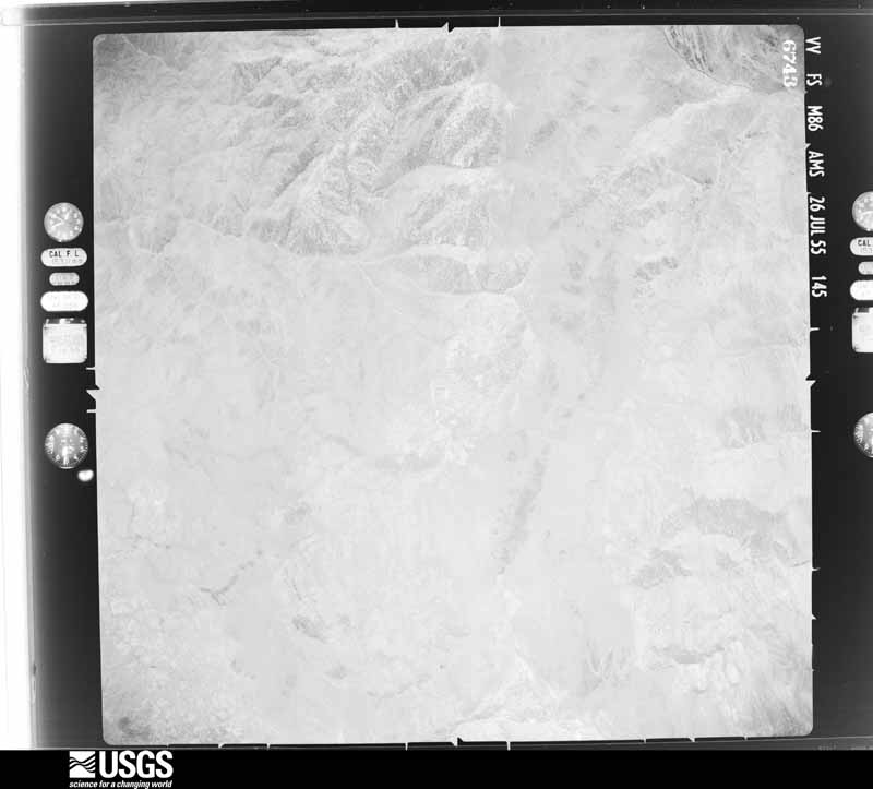 U.S. Geological Survey aerial photograph, 1955-07-26, scale 1:63000