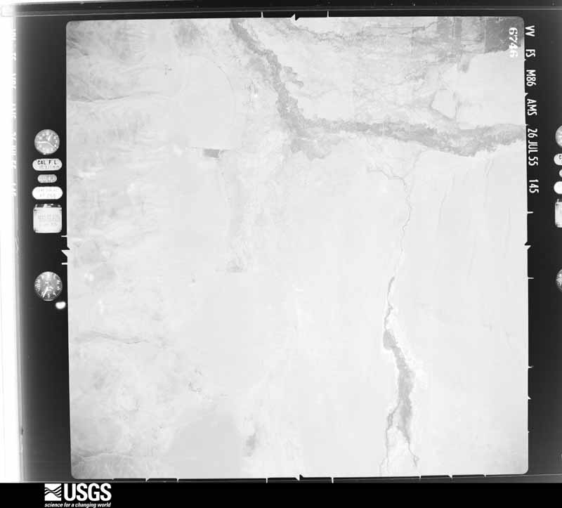 U.S. Geological Survey aerial photograph, 1955-07-26, scale 1:63000