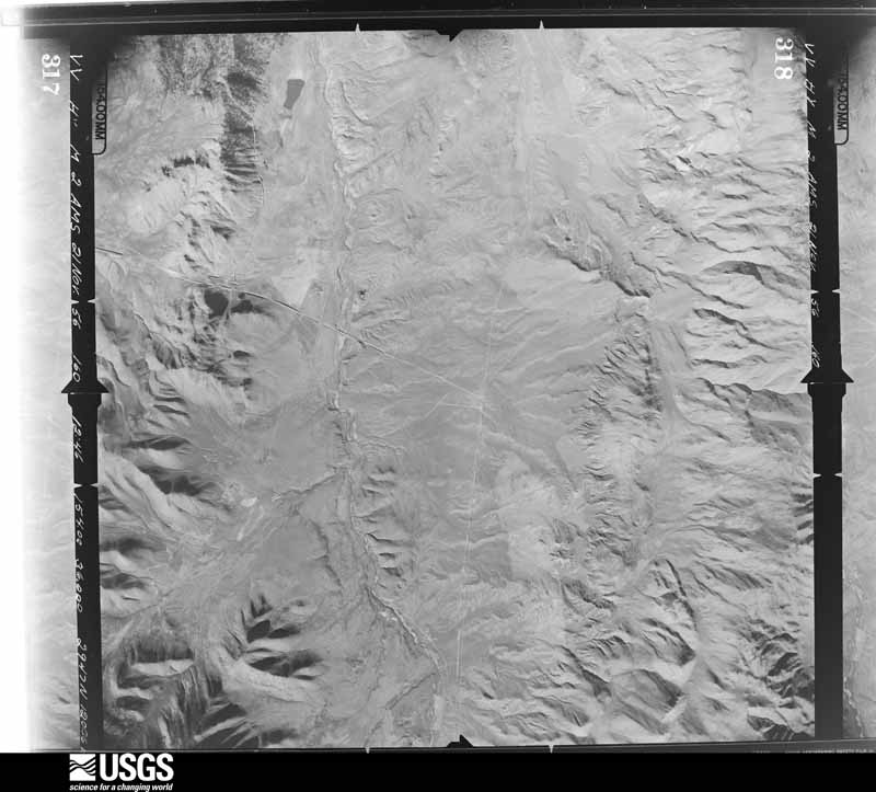 U.S. Geological Survey aerial photograph, 1956-11-21, scale 1:62000