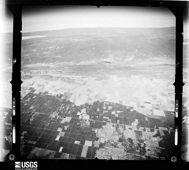 U.S. Geological Survey aerial photograph, 1968-07-01, scale 1:122000