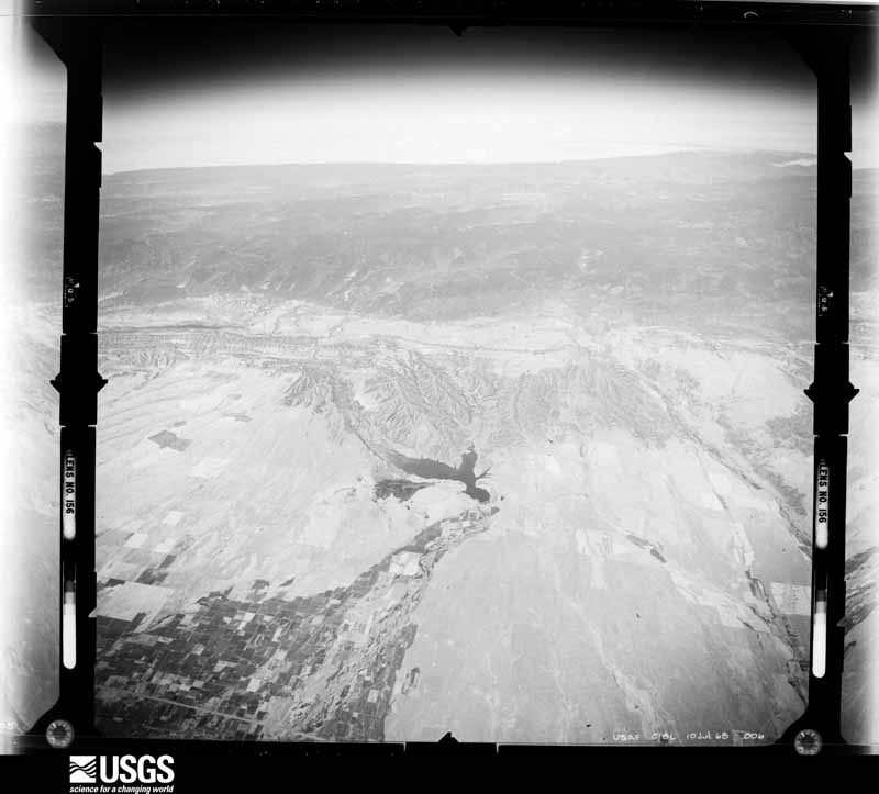 U.S. Geological Survey aerial photograph, 1968-07-01, scale 1:122000