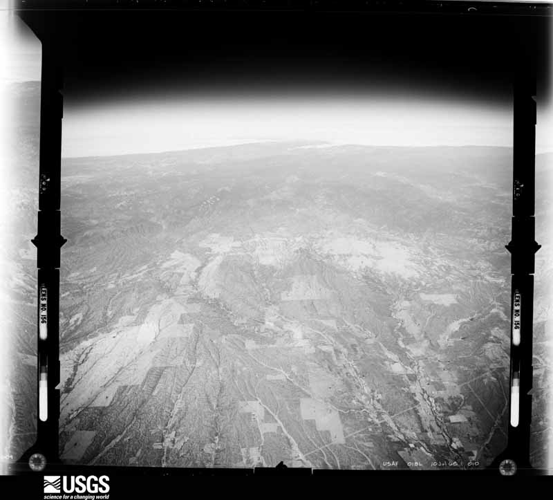 U.S. Geological Survey aerial photograph, 1968-07-01, scale 1:122000
