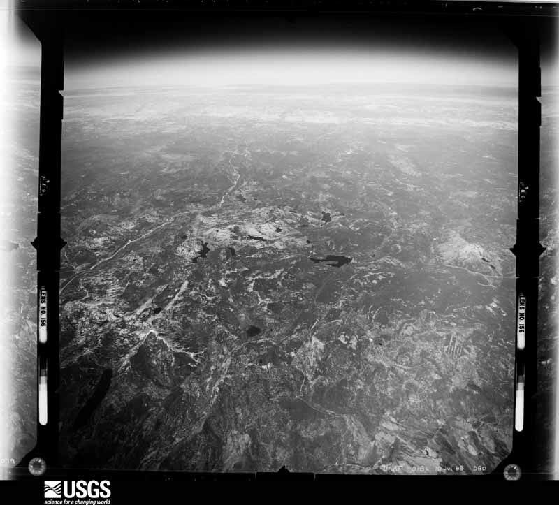 U.S. Geological Survey aerial photograph, 1968-07-01, scale 1:122000