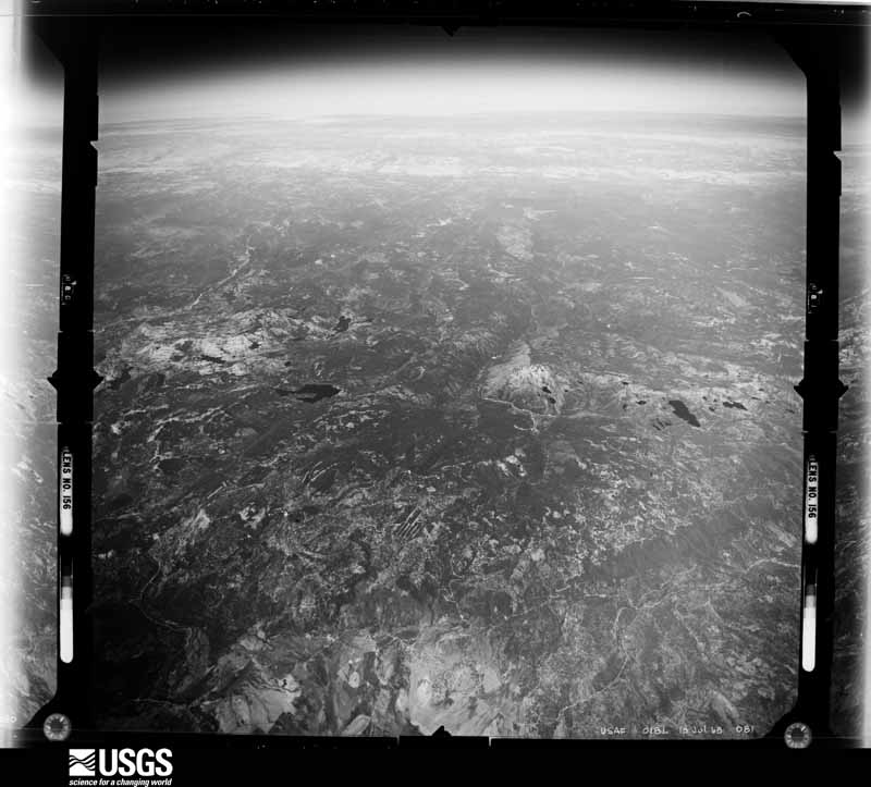 U.S. Geological Survey aerial photograph, 1968-07-01, scale 1:122000