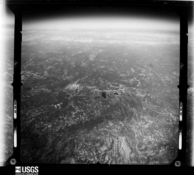 U.S. Geological Survey aerial photograph, 1968-07-01, scale 1:122000
