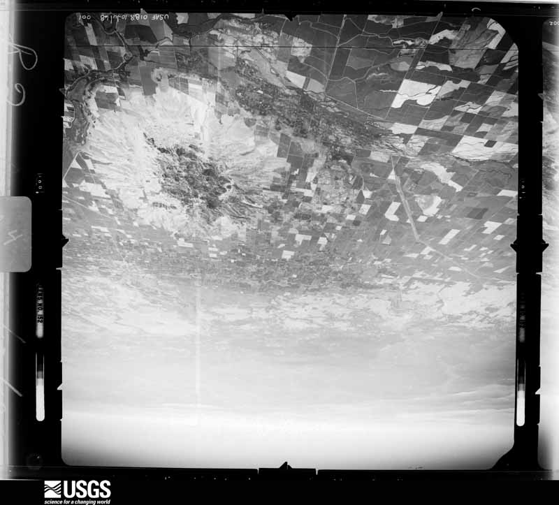 U.S. Geological Survey aerial photograph, 1968-07-01, scale 1:122000