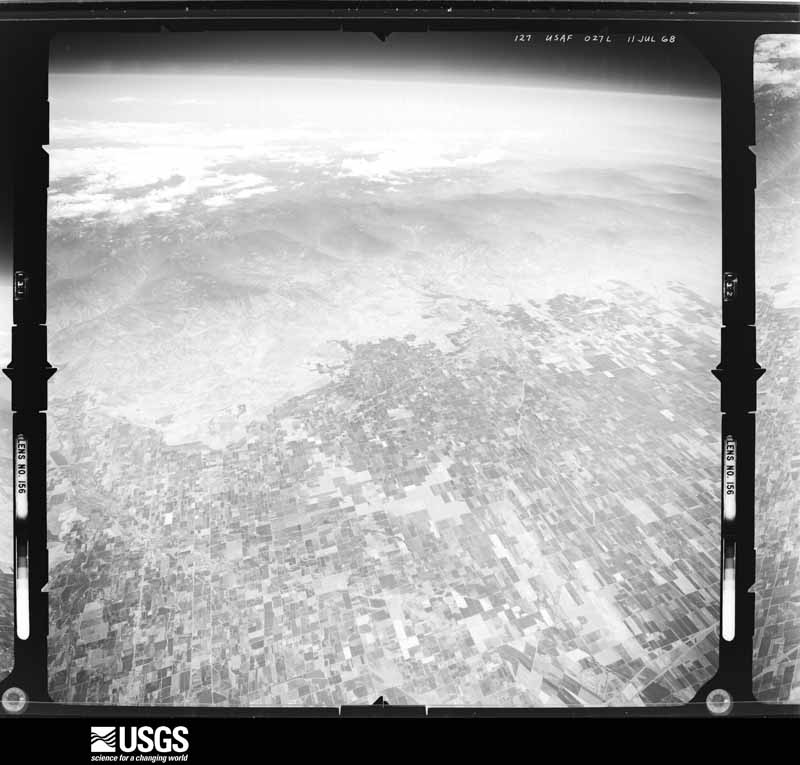 U.S. Geological Survey aerial photograph, 1968-07-01, scale 1:148000