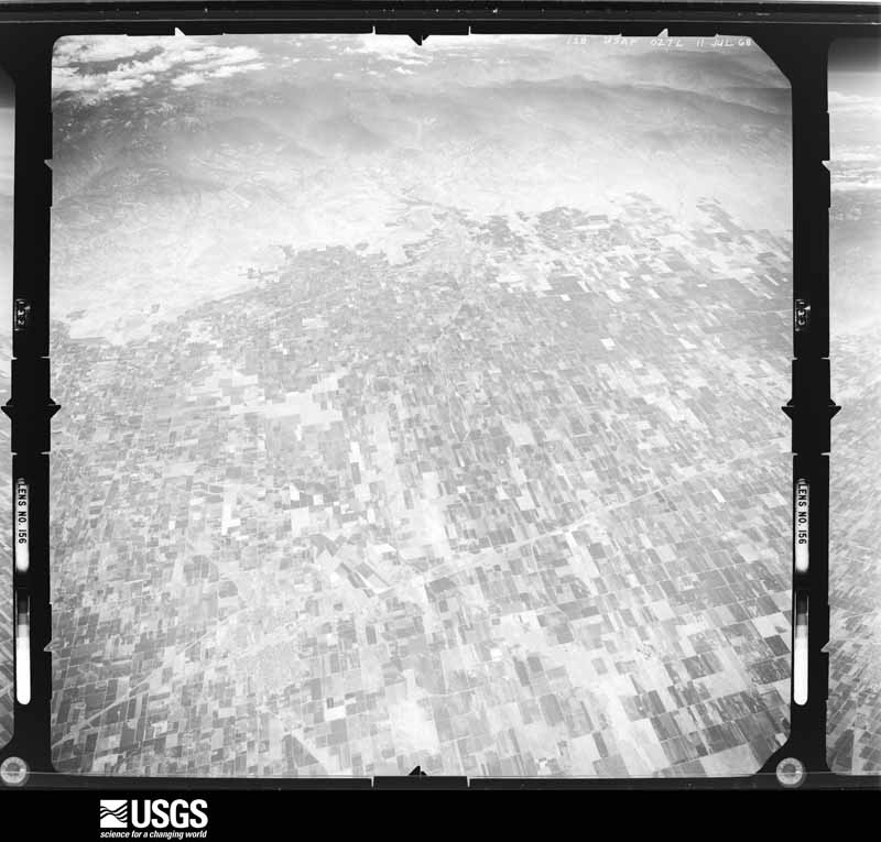 U.S. Geological Survey aerial photograph, 1968-07-01, scale 1:148000