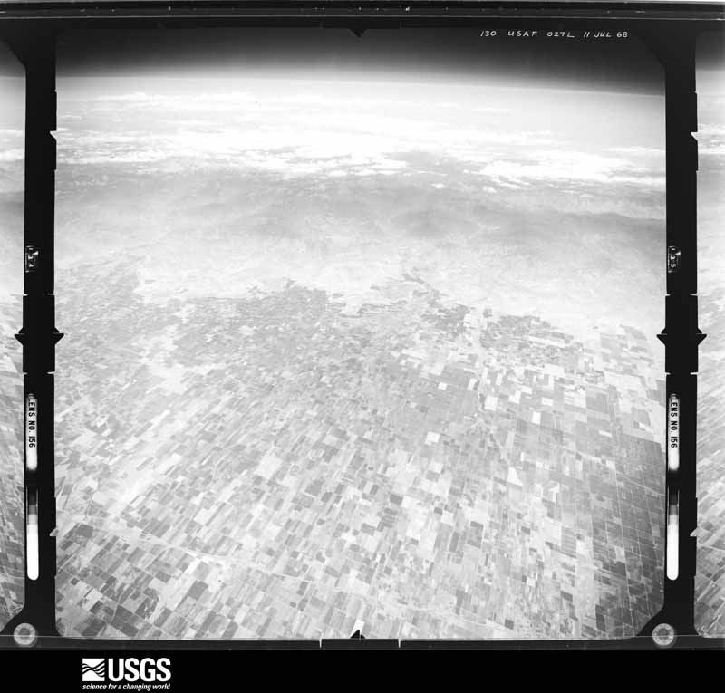 U.S. Geological Survey aerial photograph, 1968-07-01, scale 1:148000