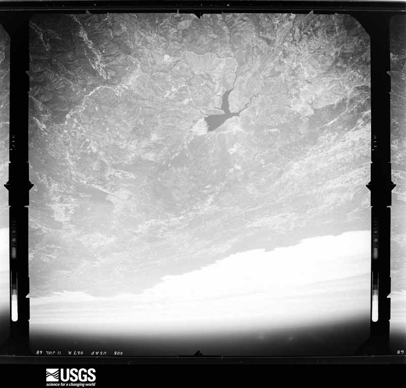 U.S. Geological Survey aerial photograph, 1968-07-01, scale 1:148000