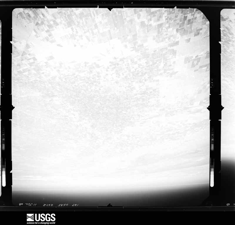 U.S. Geological Survey aerial photograph, 1968-07-01, scale 1:148000